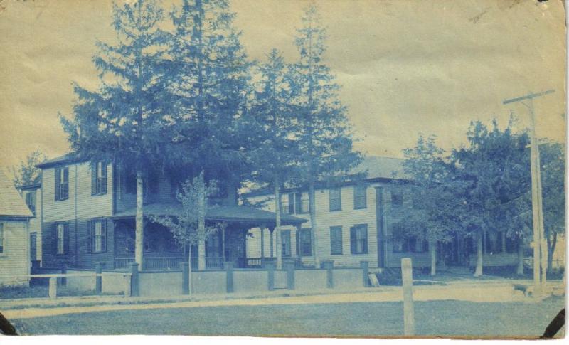 The Knowlton and Delano homes in 1892. COURTESY SIPPICAN HISTORICAL SOCIETY